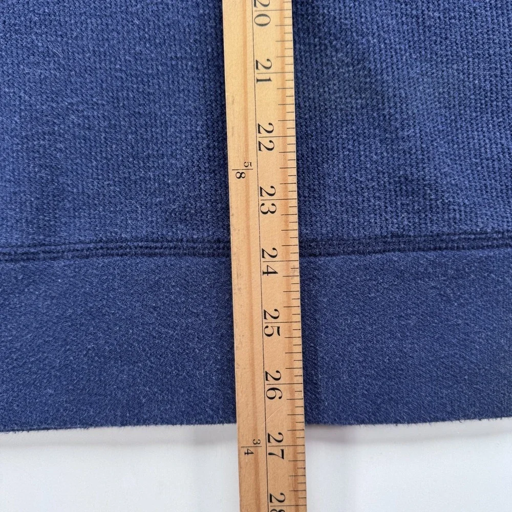 BANANA REPUBLIC Ribbed‎ Sweatshirt Crew Neck Mens XL Blue Soft